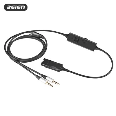 Bnqd - PC2*3,5 mm PC adaptér s inline ovládaním