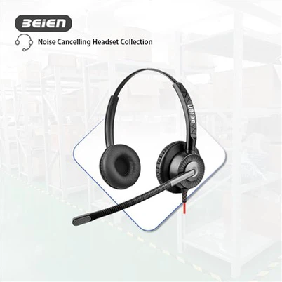 Kolekcia USB slúchadiel s potlačením hluku call centra