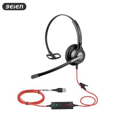 Slúchadlá s jedným uchom pre USB Call Center